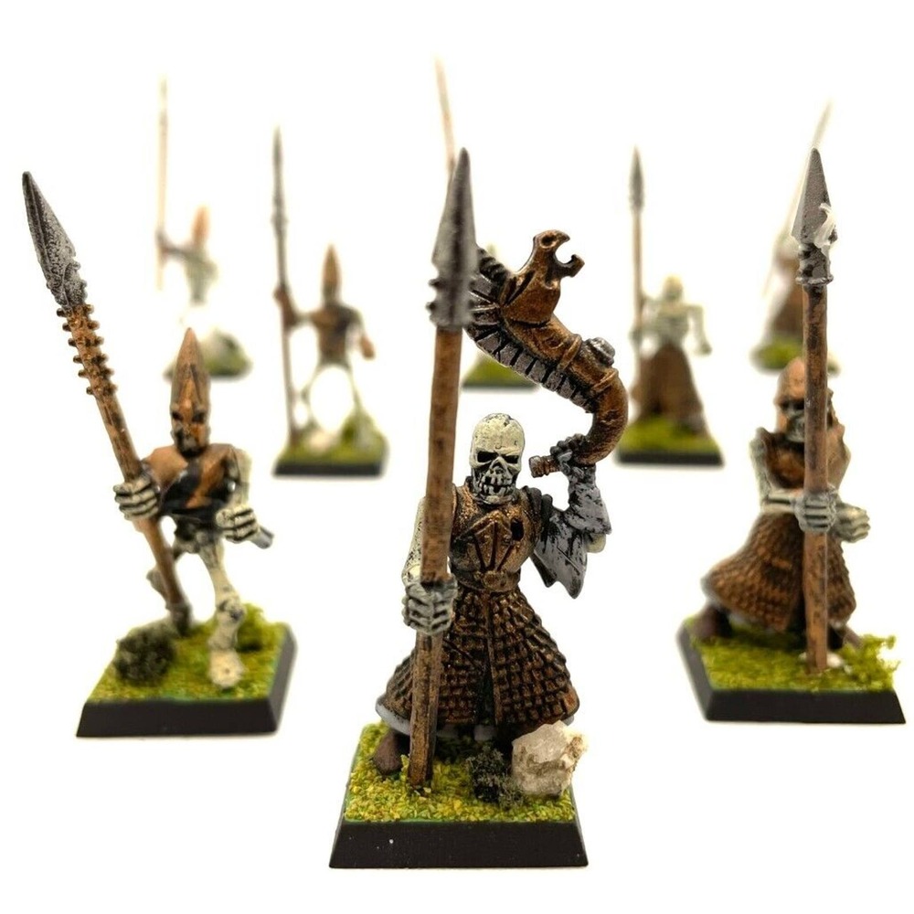 Skeleton Warriors Regiment 8 Painted Miniatures High Elves